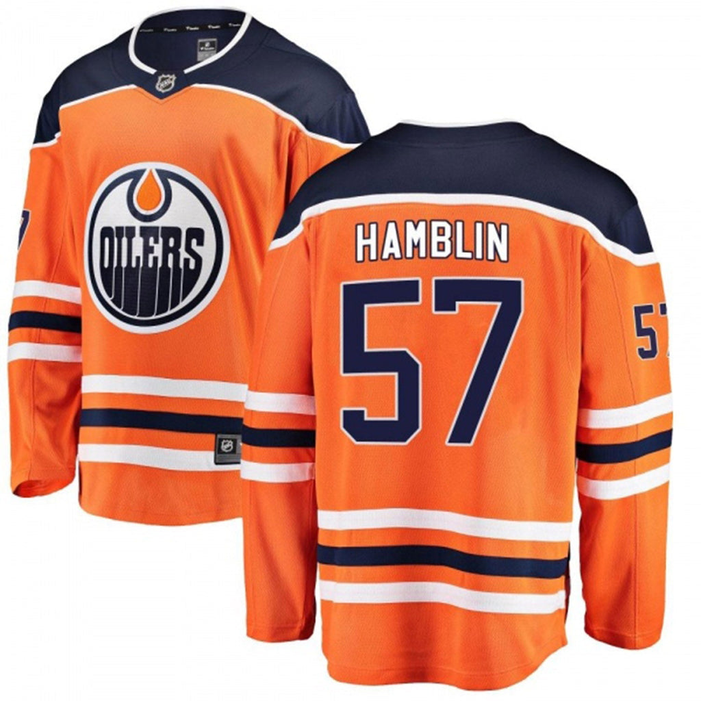 James Hamblin Edmonton Oilers 57 Jersey