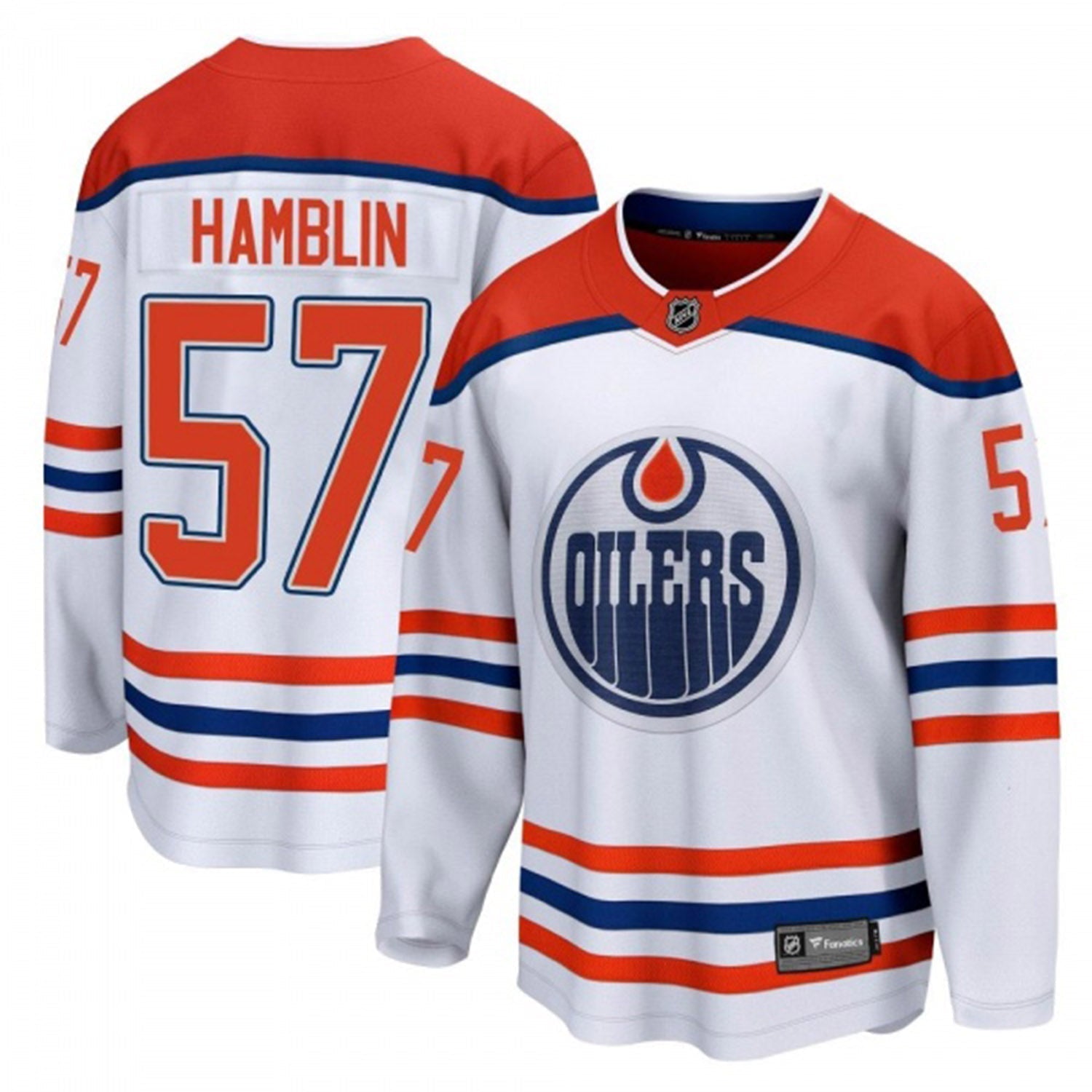 James Hamblin Edmonton Oilers 57 Jersey