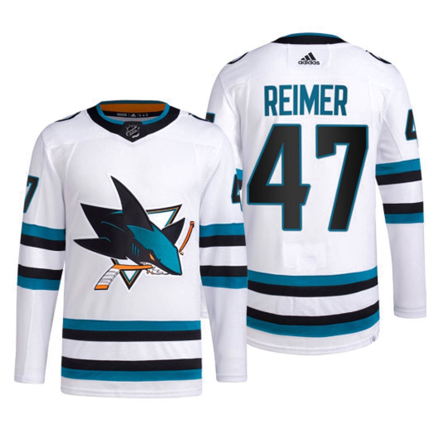 James Reimer San Jose Sharks 47 Jersey