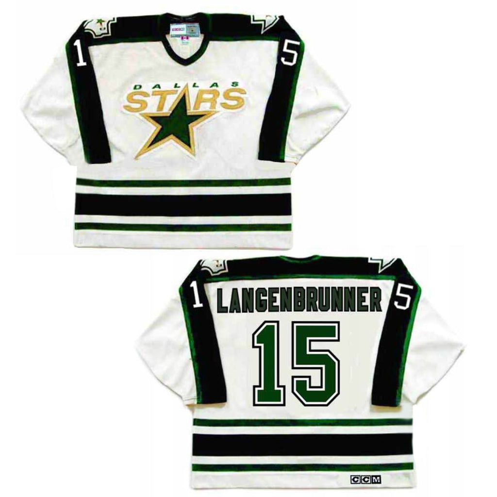 Jamie Langenbrunner Dallas Stars 15 Jersey