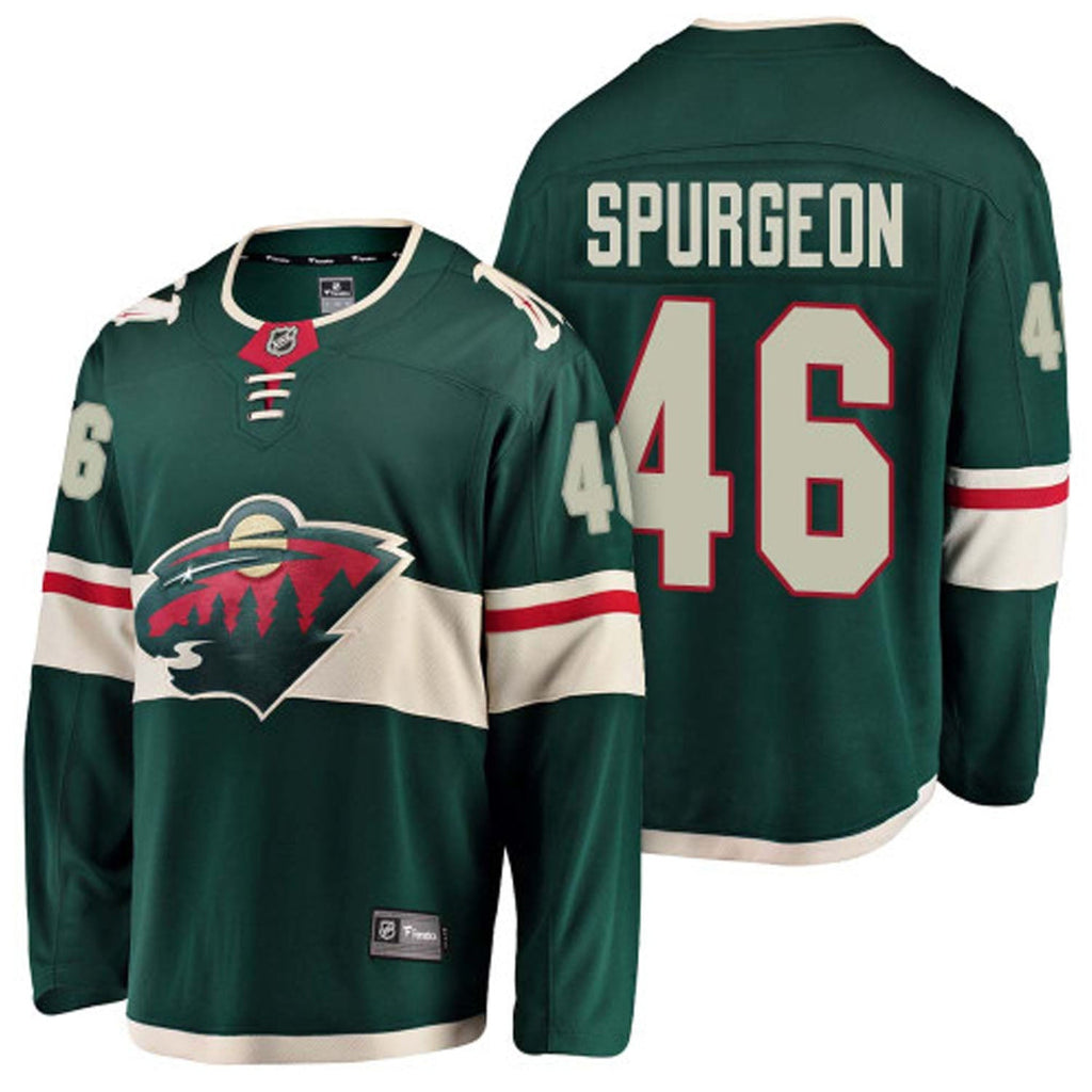 Jared Spurgeon Minnesota Wild 46 Jersey