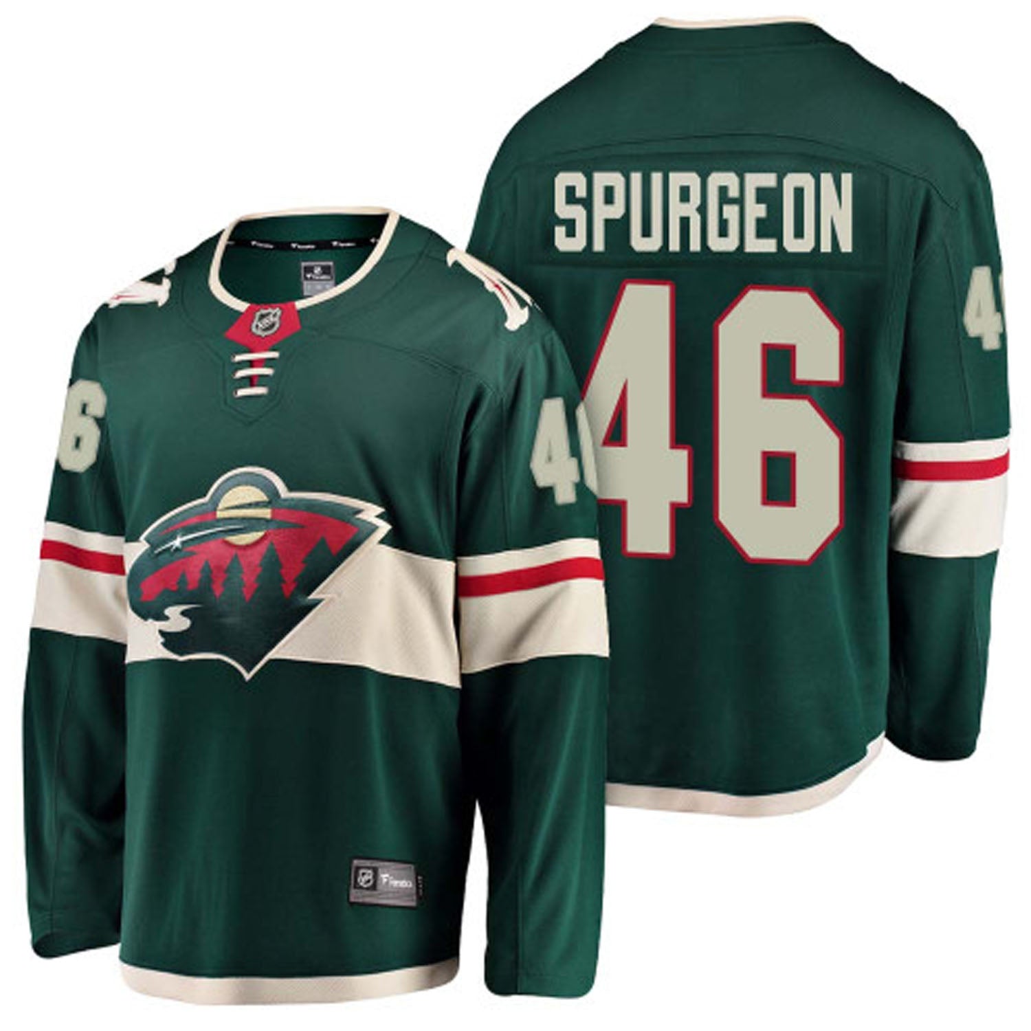 Jared Spurgeon Minnesota Wild 46 Jersey