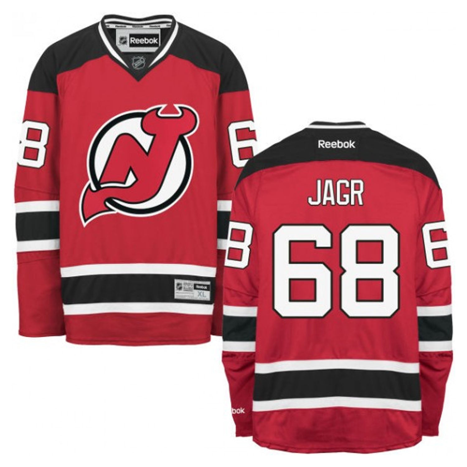 Jaromir Jagr New Jersey Devils 68 Jersey