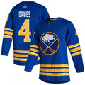 Jeremy Davies Buffalo Sabres 4 Jersey
