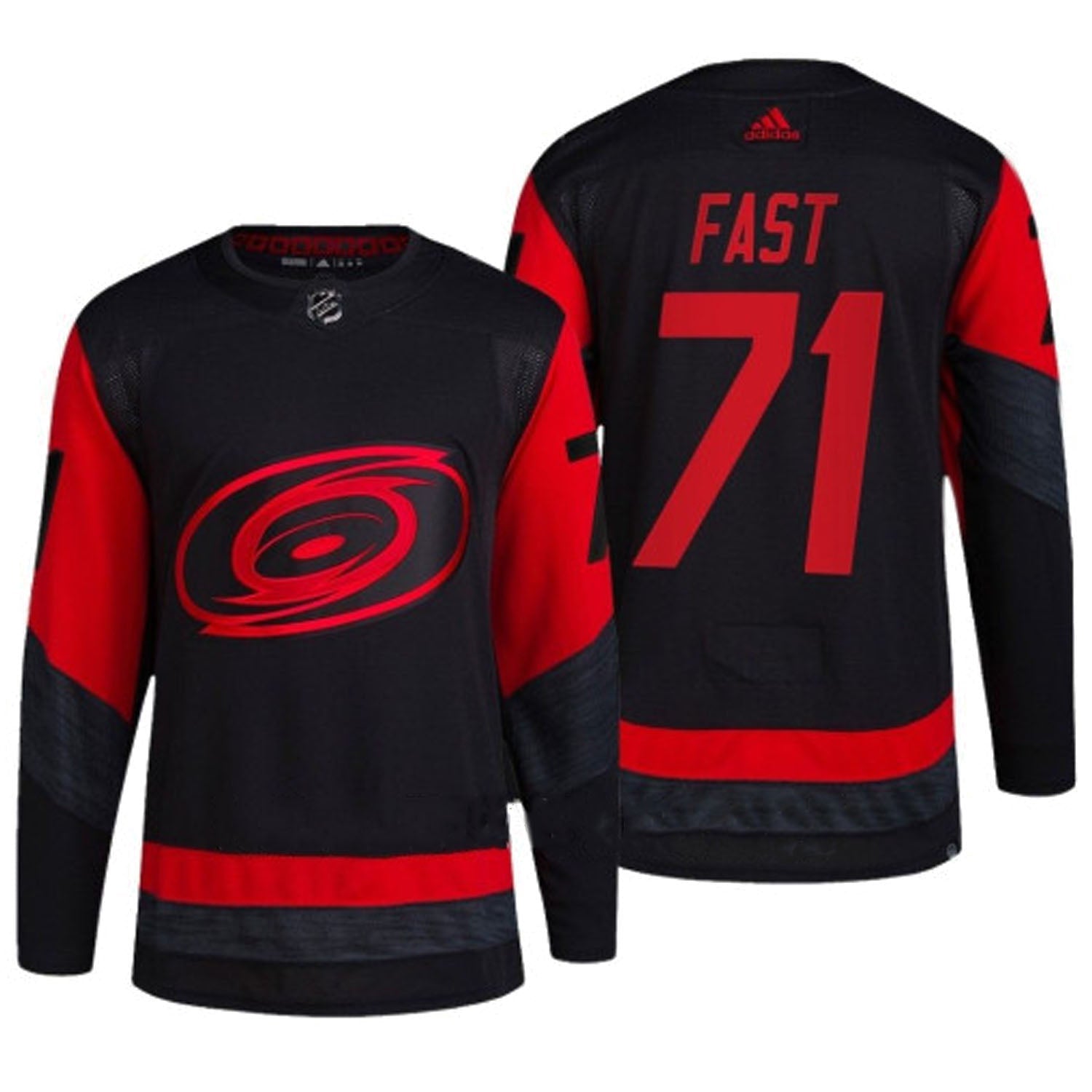 Jesper Fast Carolina Hurricanes 71 Jersey
