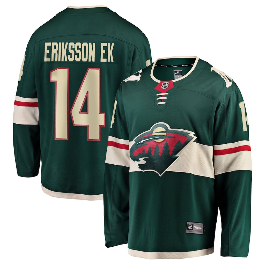 Joel Eriksson Ek Minnesota Wild 14 Jersey