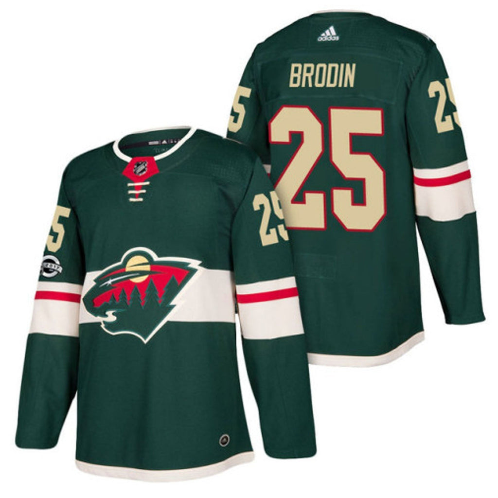 Jonas Brodin Minnesota Wild 25 Jersey