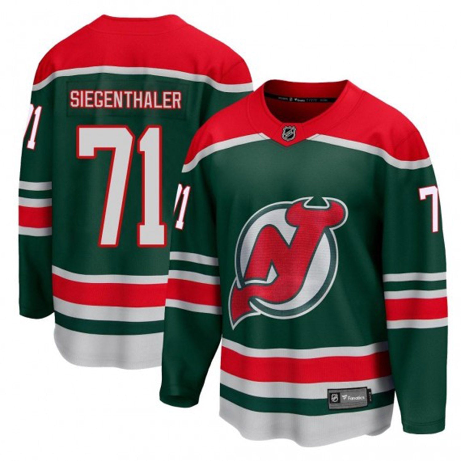 Jonas Siegenthaler New Jersey Devils 71 Jersey
