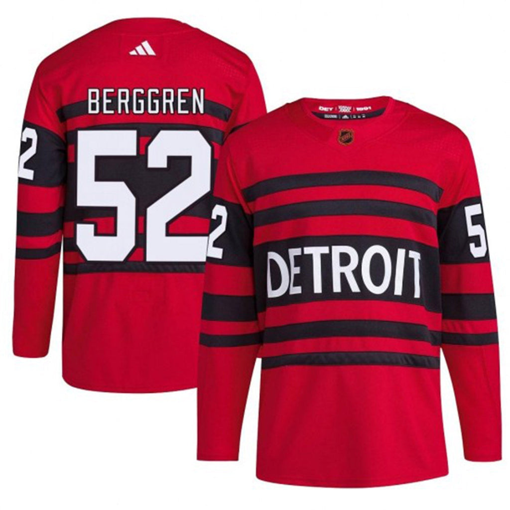 Jonatan Berggren Detroit Red Wings 52 Jersey