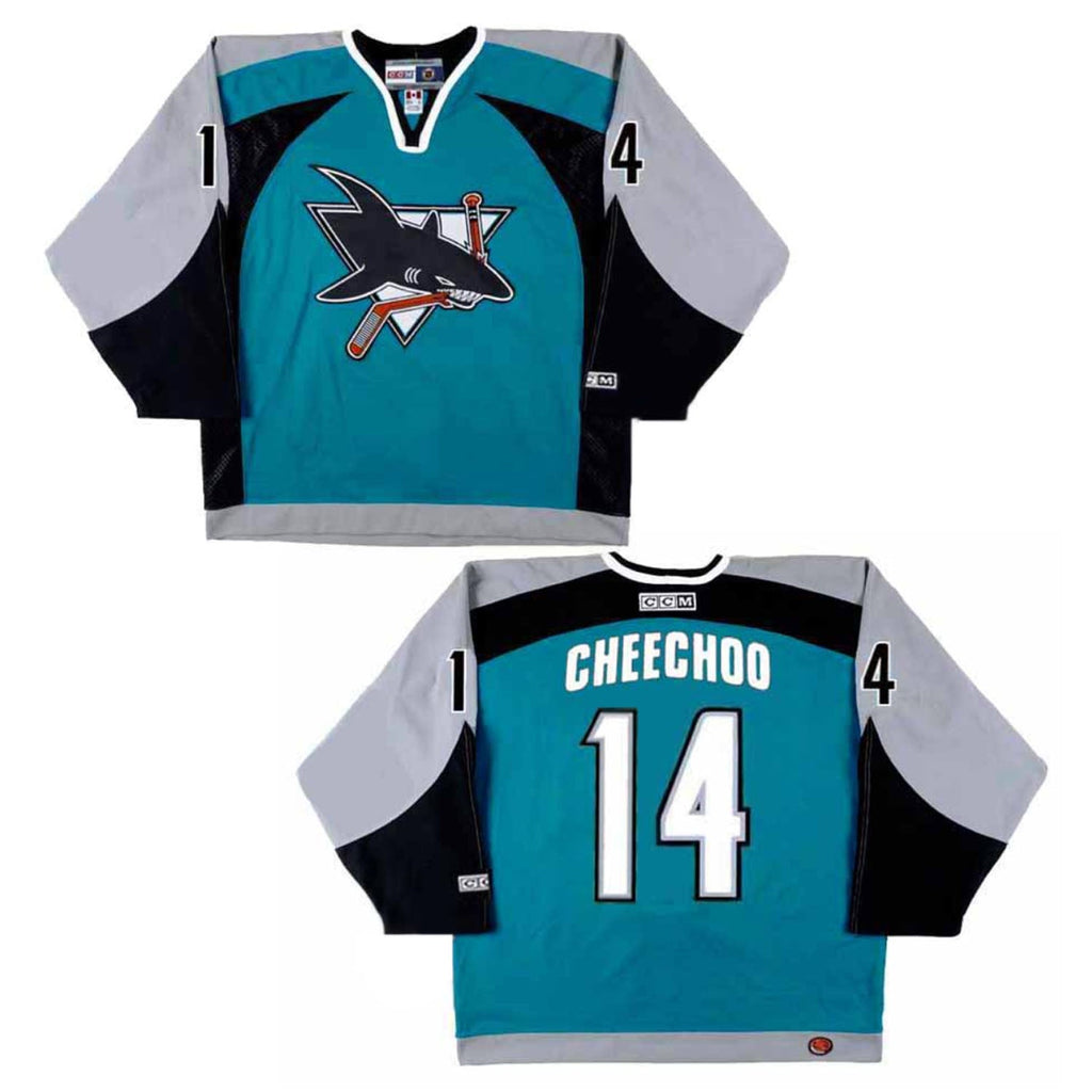 Jonathan Cheechoo San Jose Sharks 14 Jersey