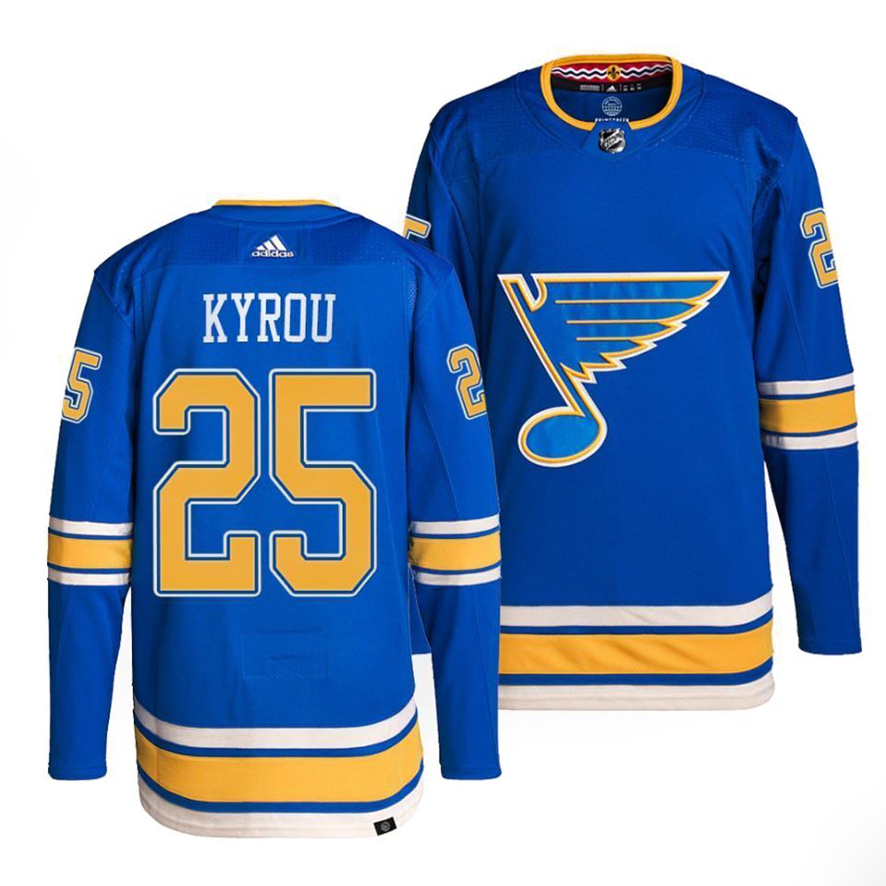 Jordan Kyrou St. Louis Blues 25 Jersey