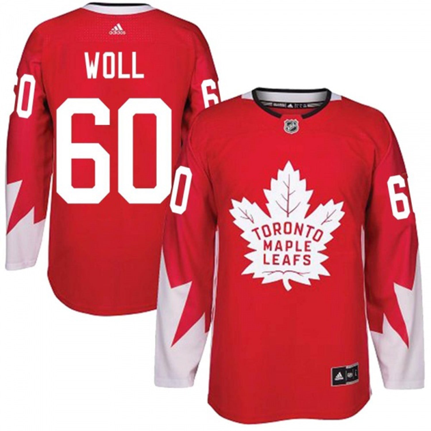 Joseph Woll Toronto Maple Leafs 60 Jersey