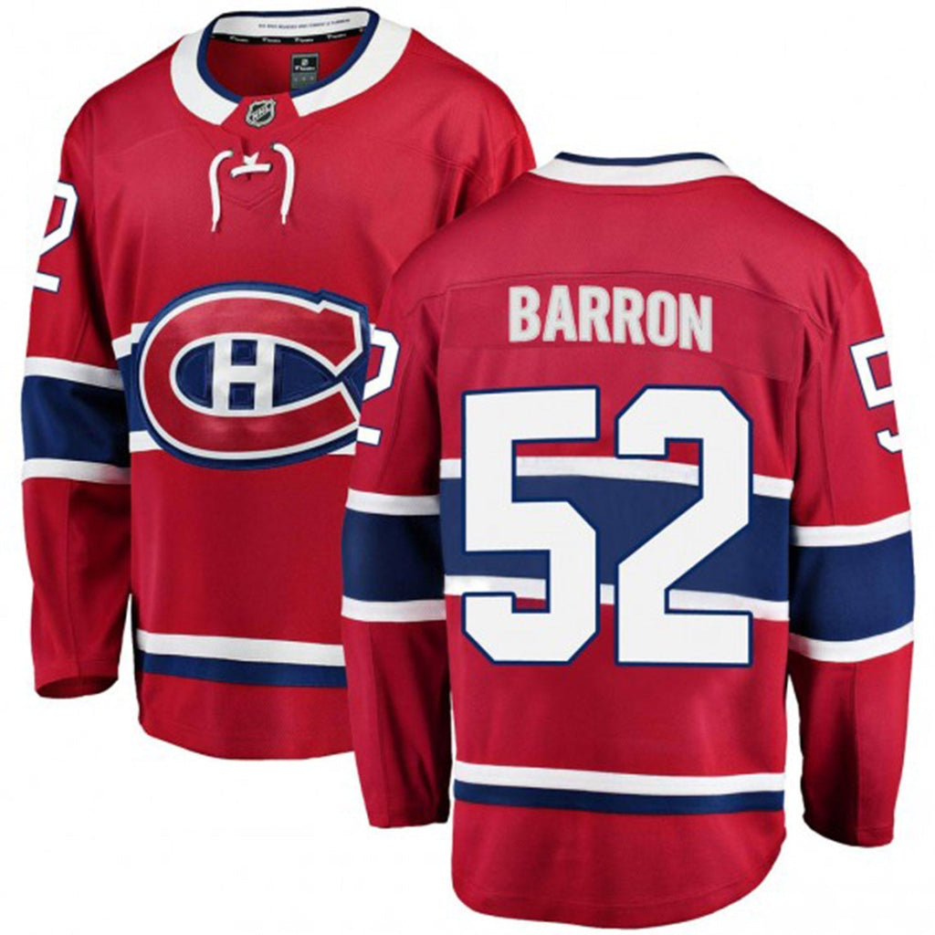 Justin Barron Montreal Canadiens 52 Jersey