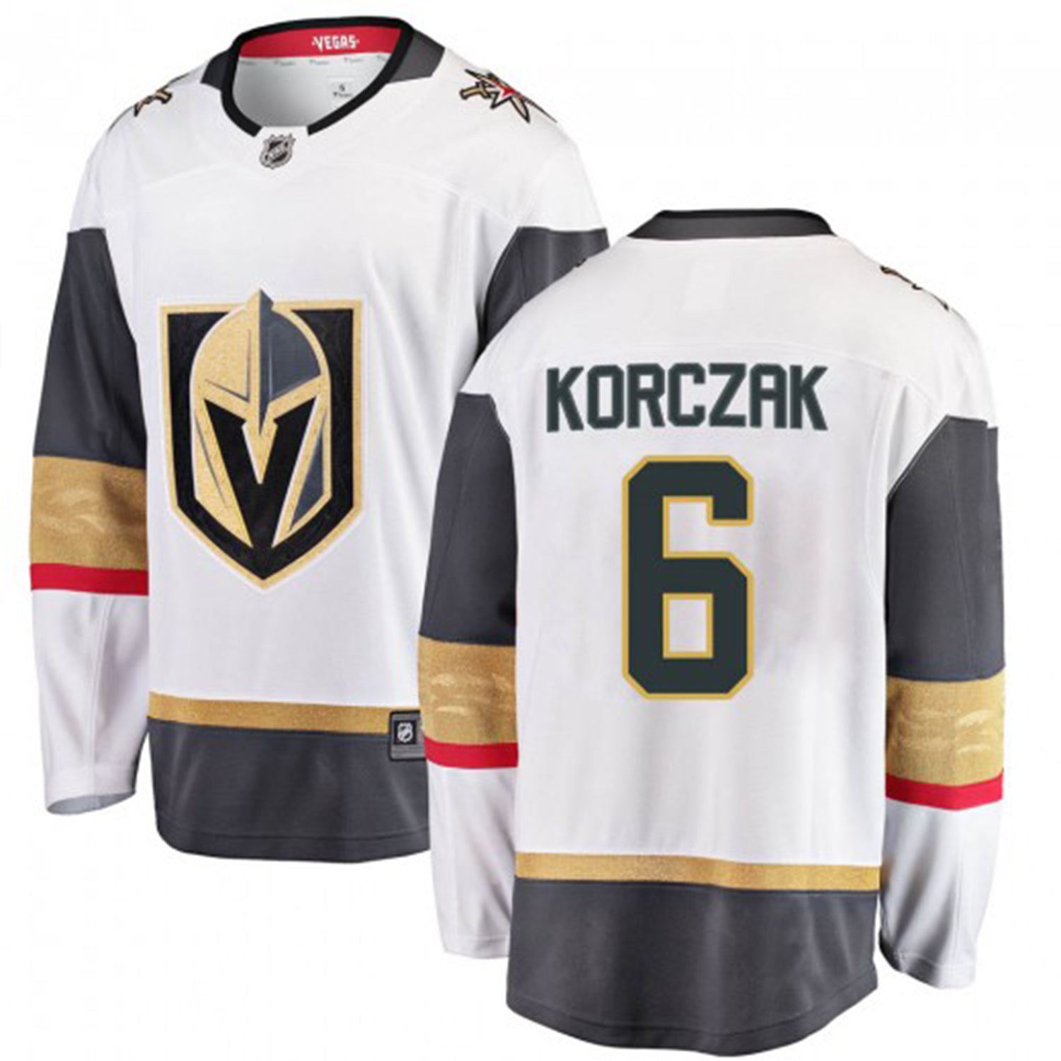 Kaedan Korczak Vegas Golden Knights 6 Jersey