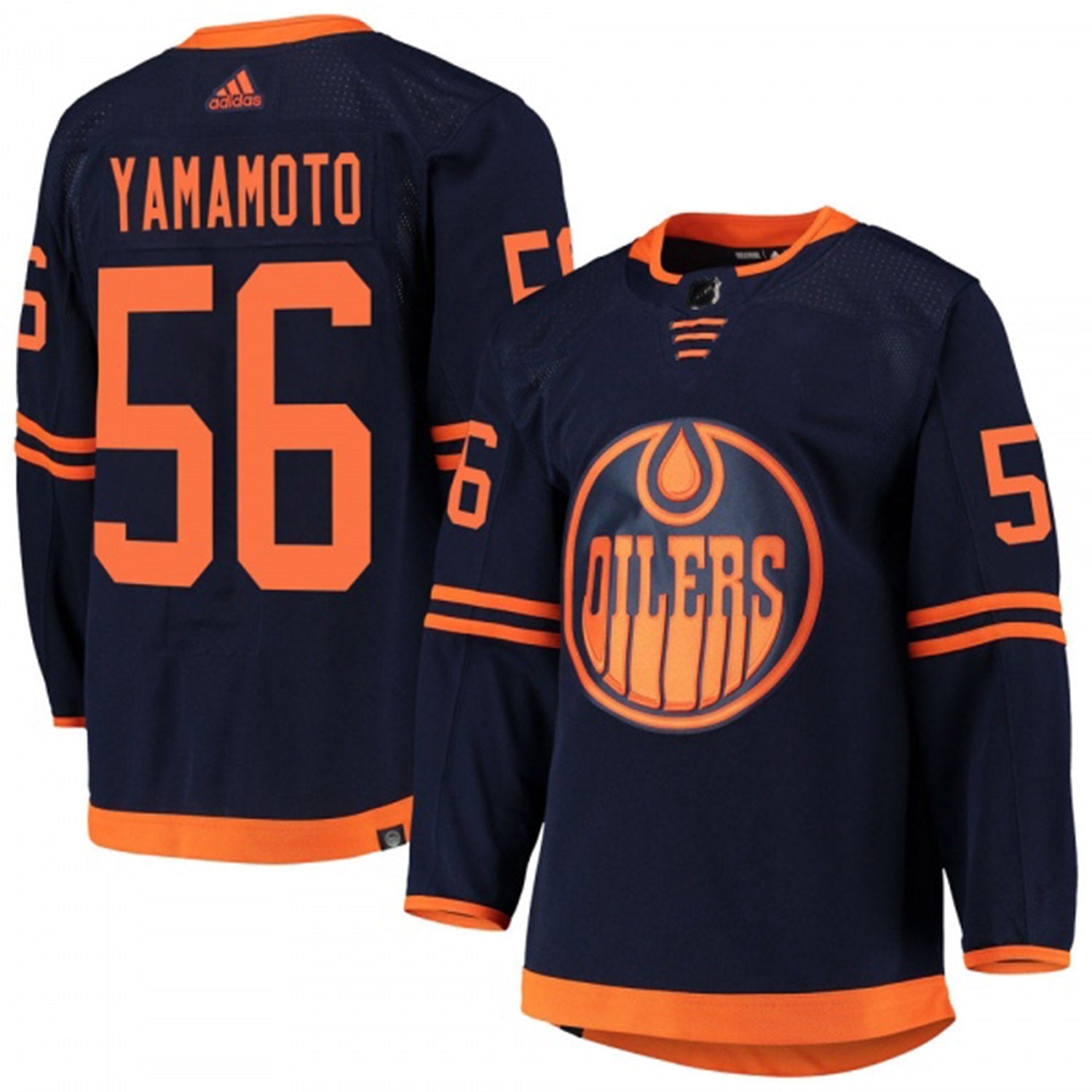 Kailer Yamamoto Edmonton Oilers 56 Jersey