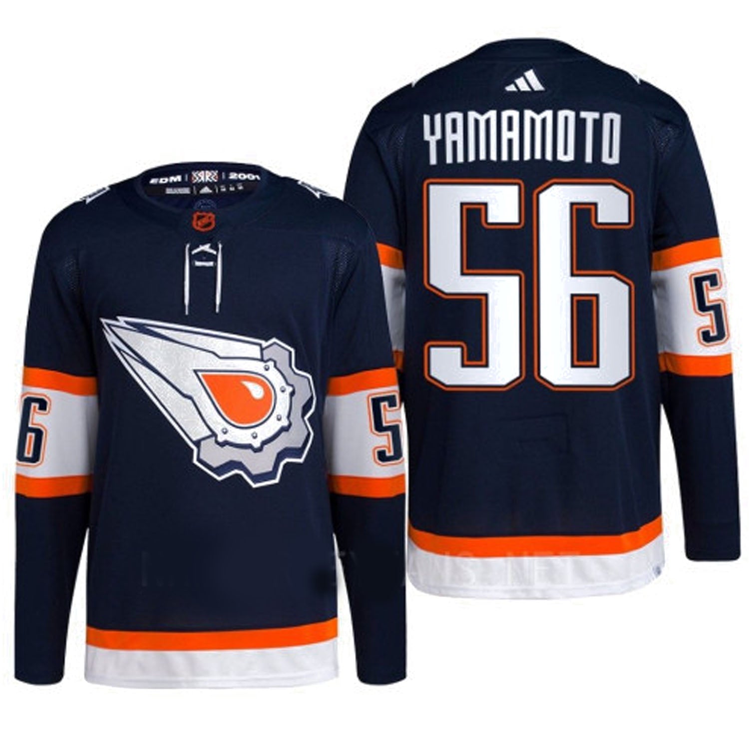 Kailer Yamamoto Edmonton Oilers 56 Jersey