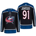 Kent Johnson Columbus Blue Jackets 91 Jersey