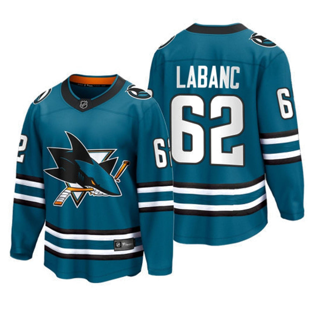Kevin Labanc San Jose Sharks 62 Jersey