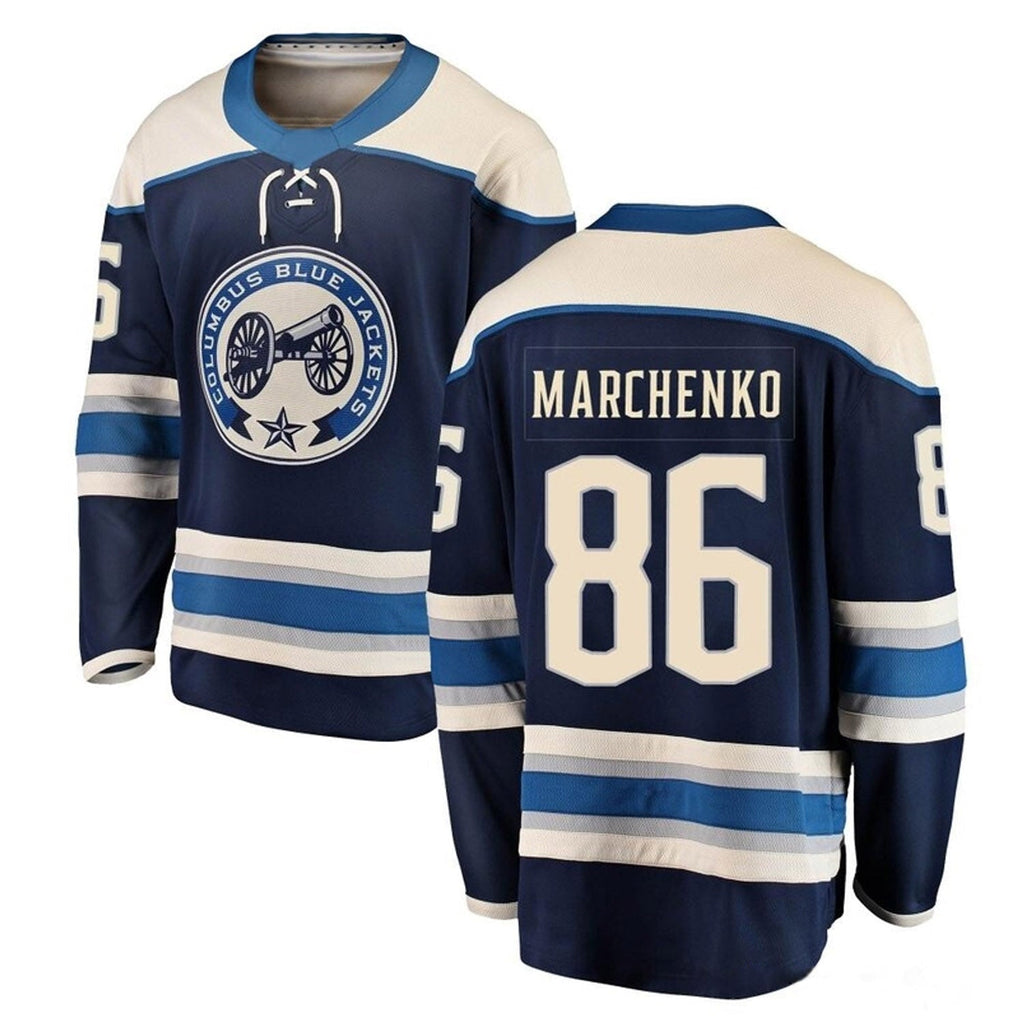 Kirill Marchenko Columbus Blue Jackets 86 Jersey