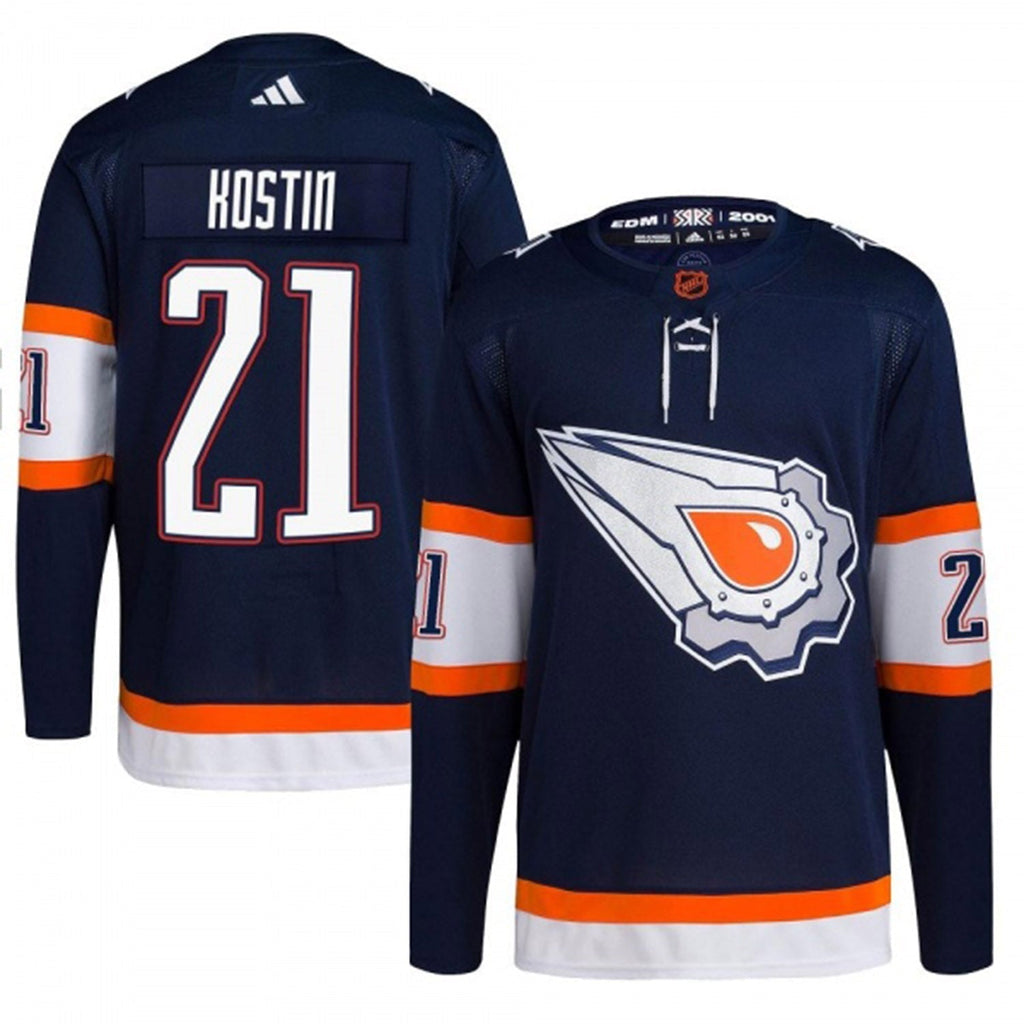 Klim Kostin Edmonton Oilers 21 Jersey