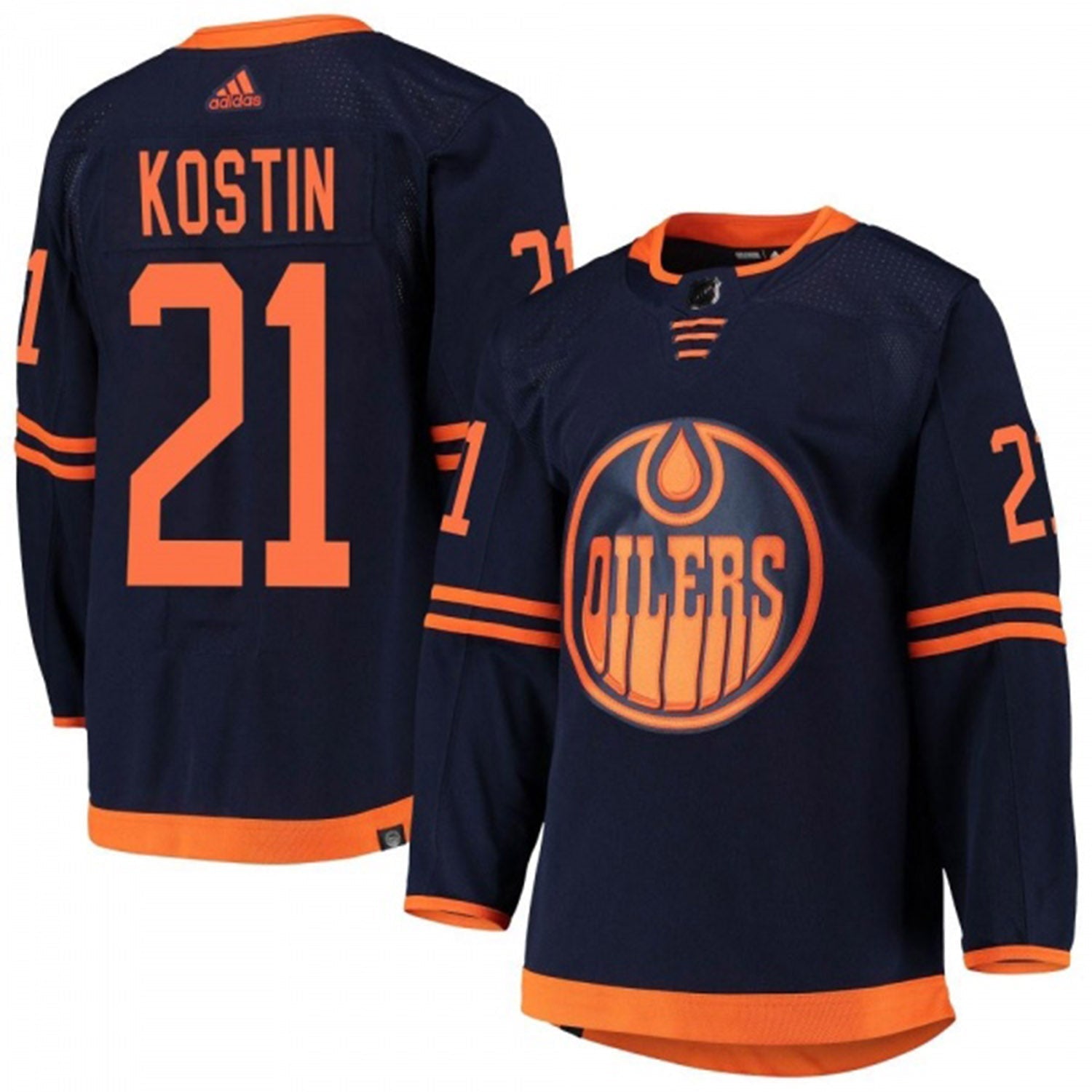 Klim Kostin Edmonton Oilers 21 Jersey