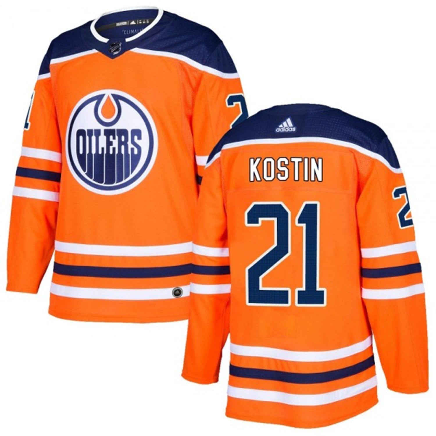 Klim Kostin Edmonton Oilers 21 Jersey