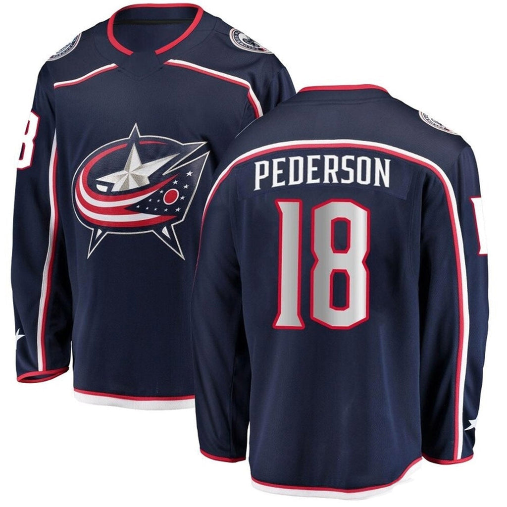 Lane Pederson Columbus Blue Jackets 18 Jersey