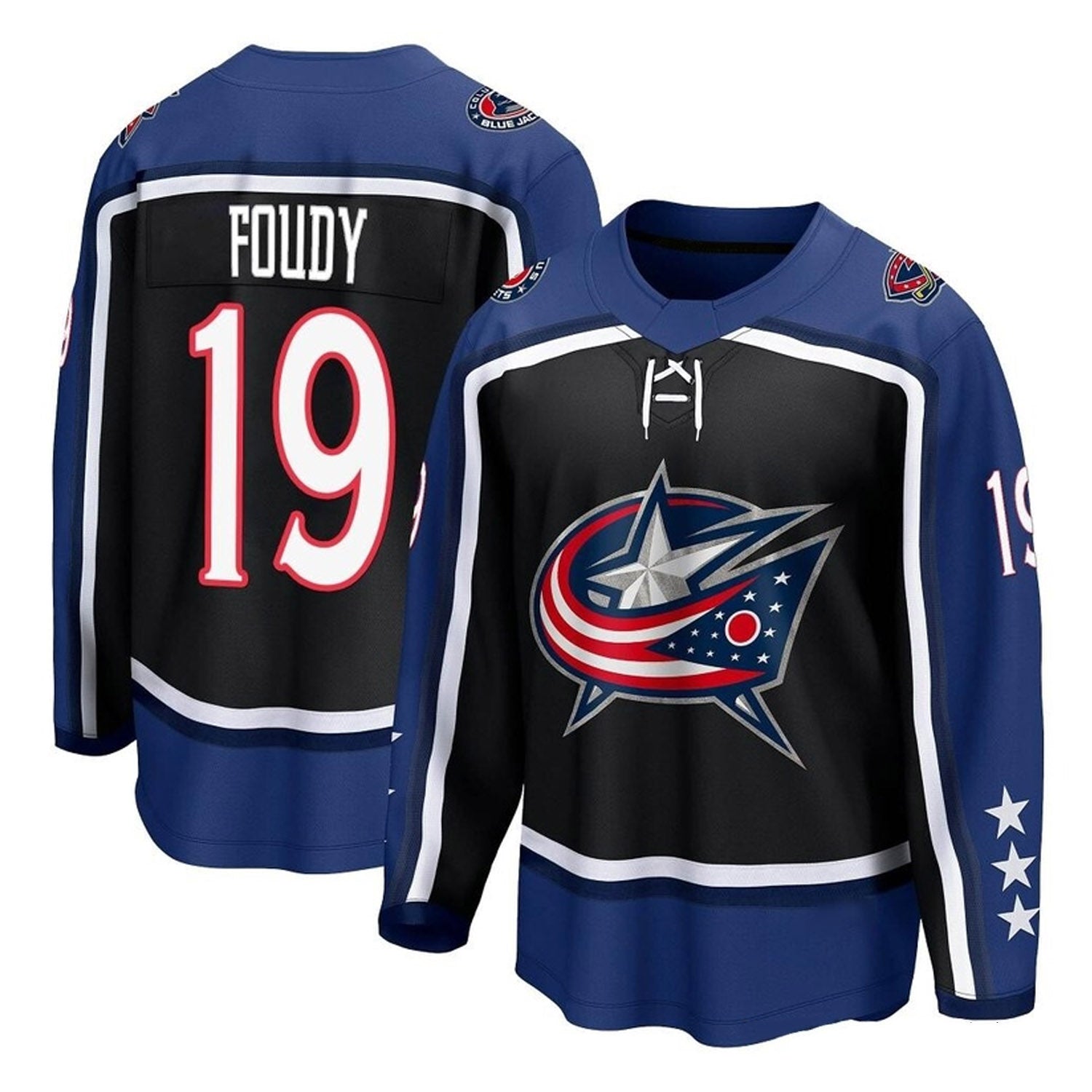 Liam Foudy Columbus Blue Jackets 19 Jersey