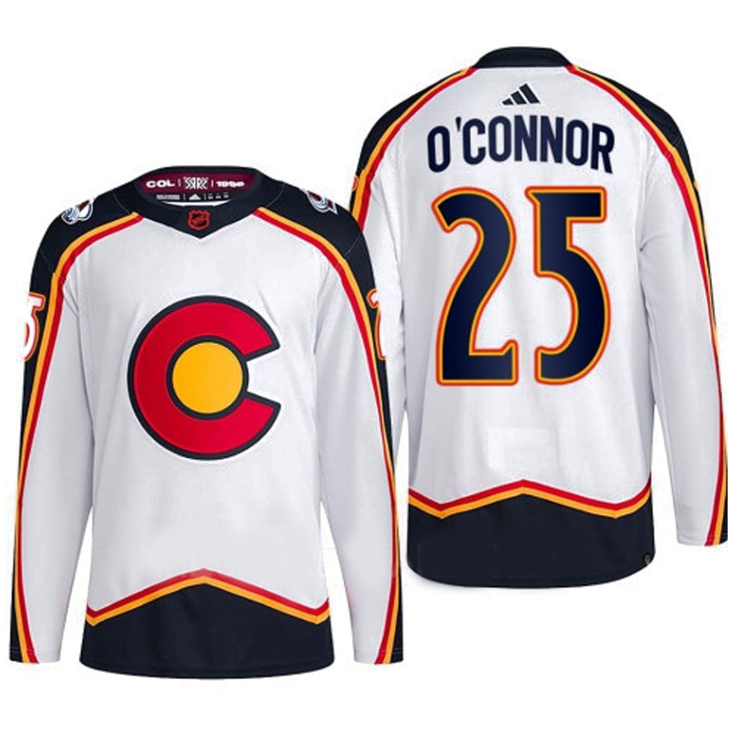 Logan O'Connor Colorado Avalanche 25 Jersey