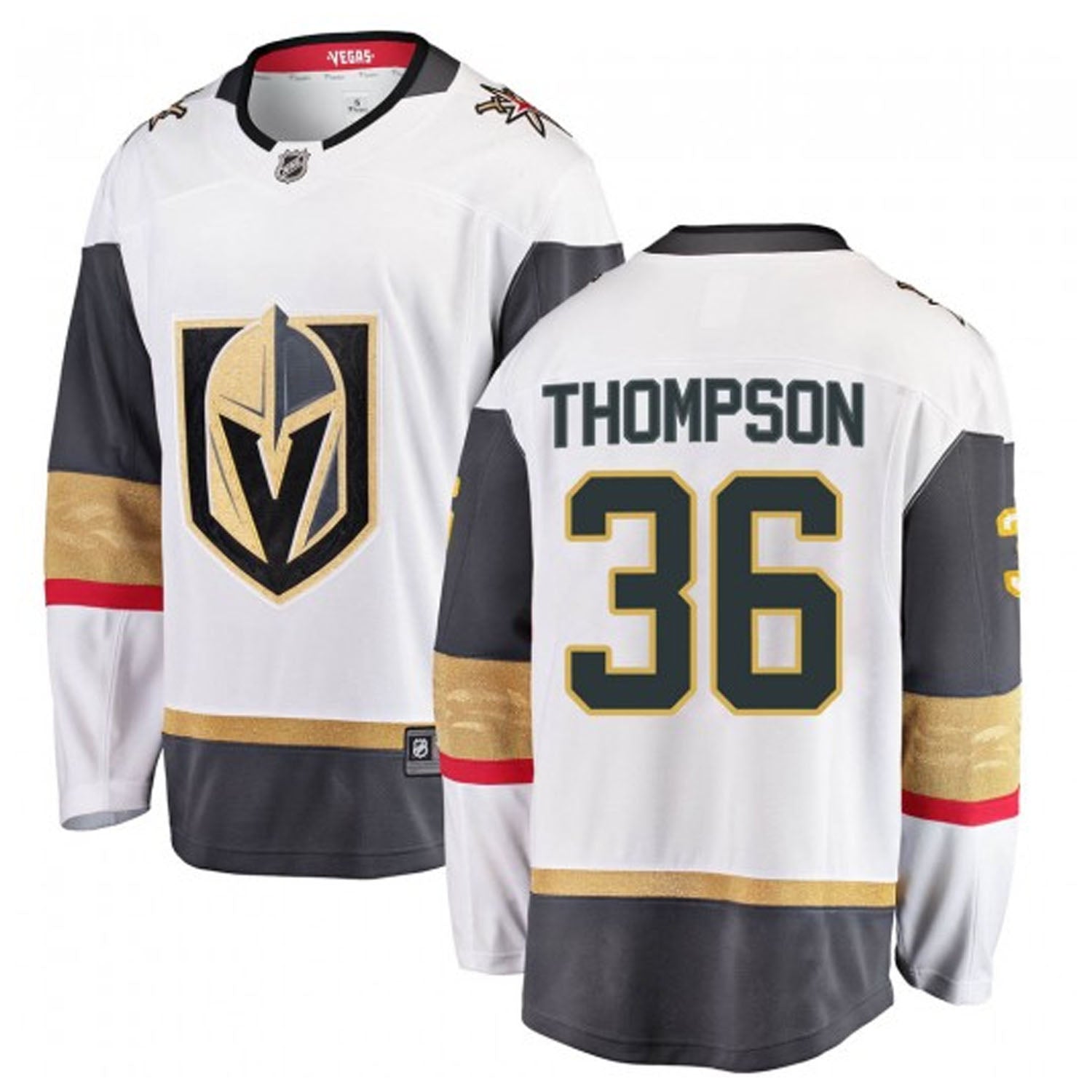 Logan Thompson Vegas Golden Knights 36 Jersey