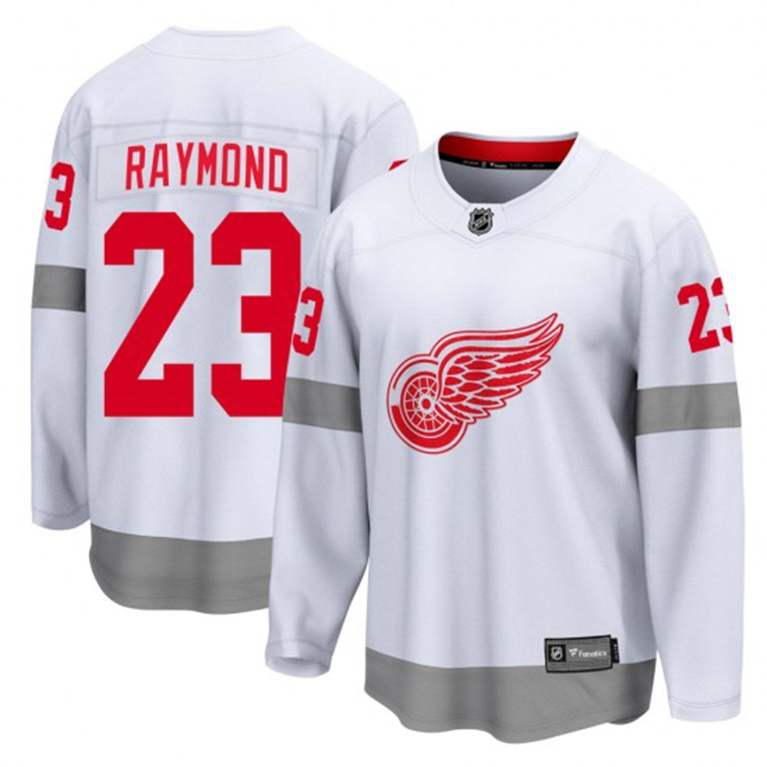 Lucas Raymond Detroit Red Wings 23 Jersey