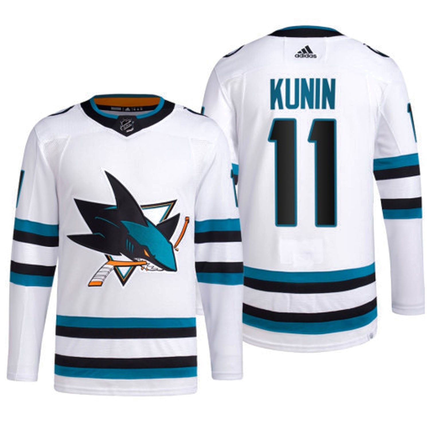 Luke Kunin San Jose Sharks 11 Jersey