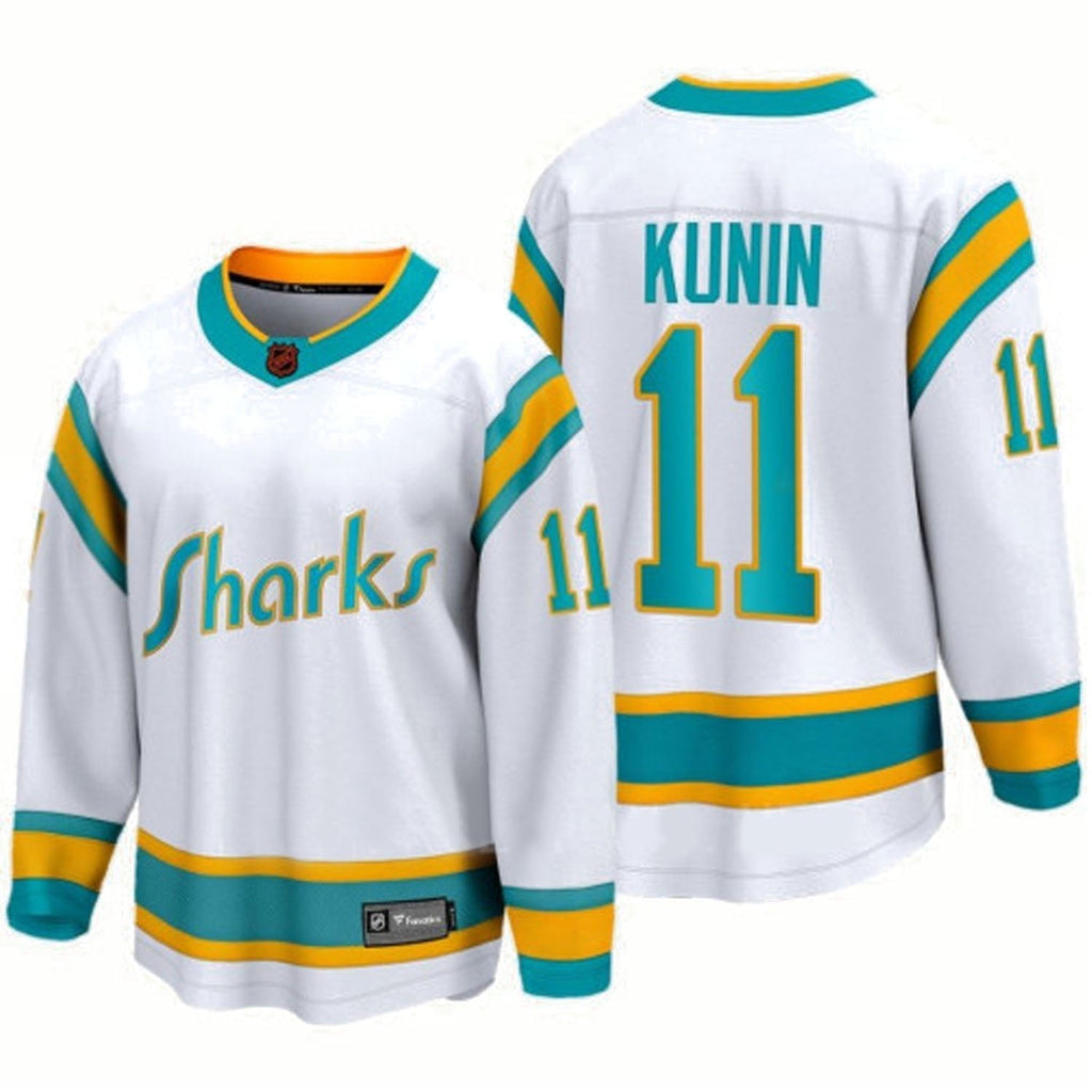 Luke Kunin San Jose Sharks 11 Jersey