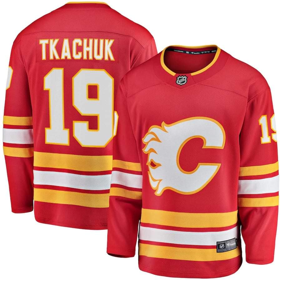 Matthew Tkachuk Calgary Flames 19 Jersey