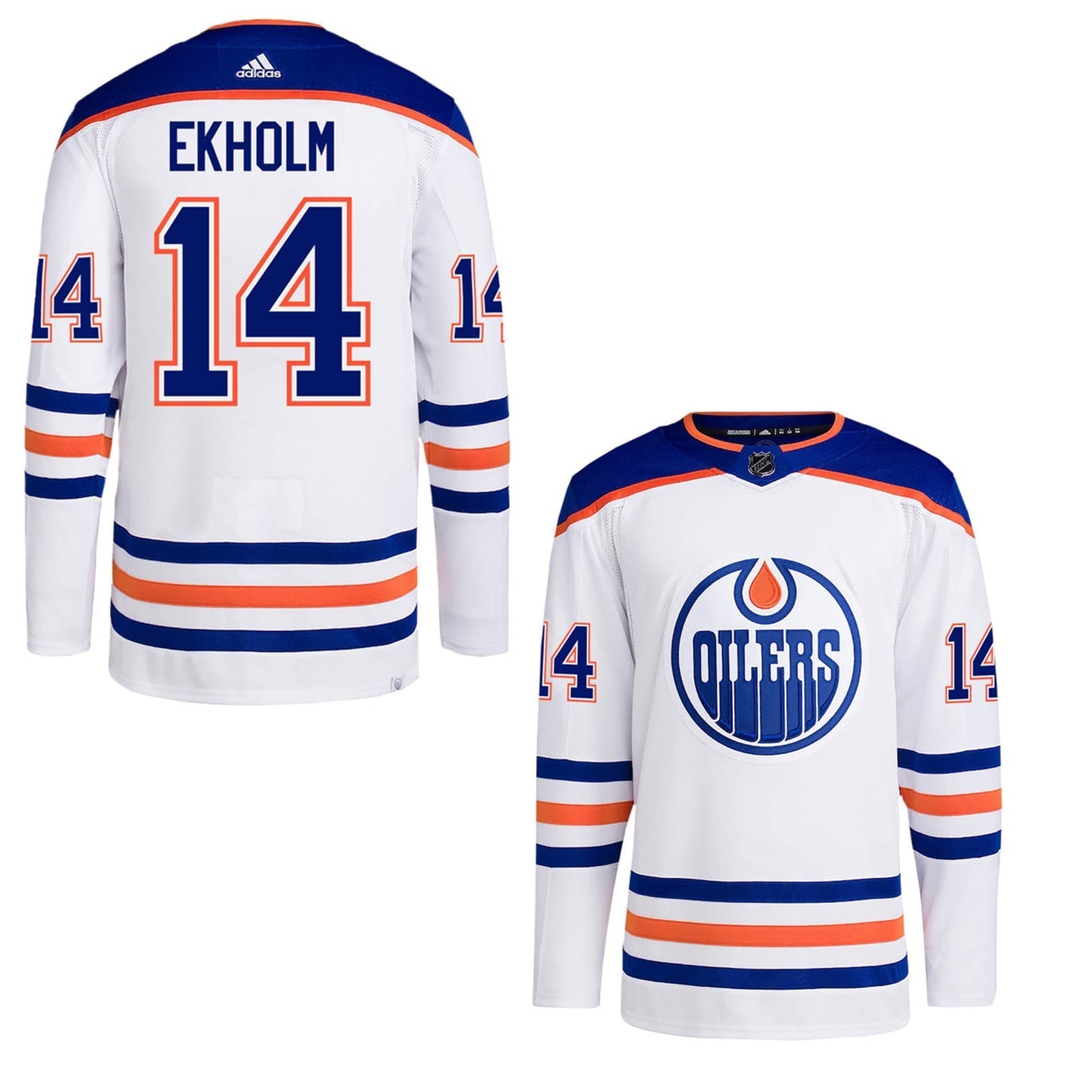 Mattias Ekholm Edmonton Oilers 14 Jersey