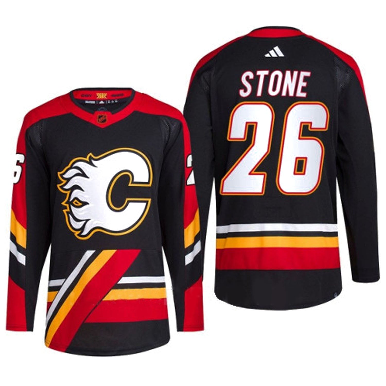 Michael Stone Calgary Flames 26 Jersey