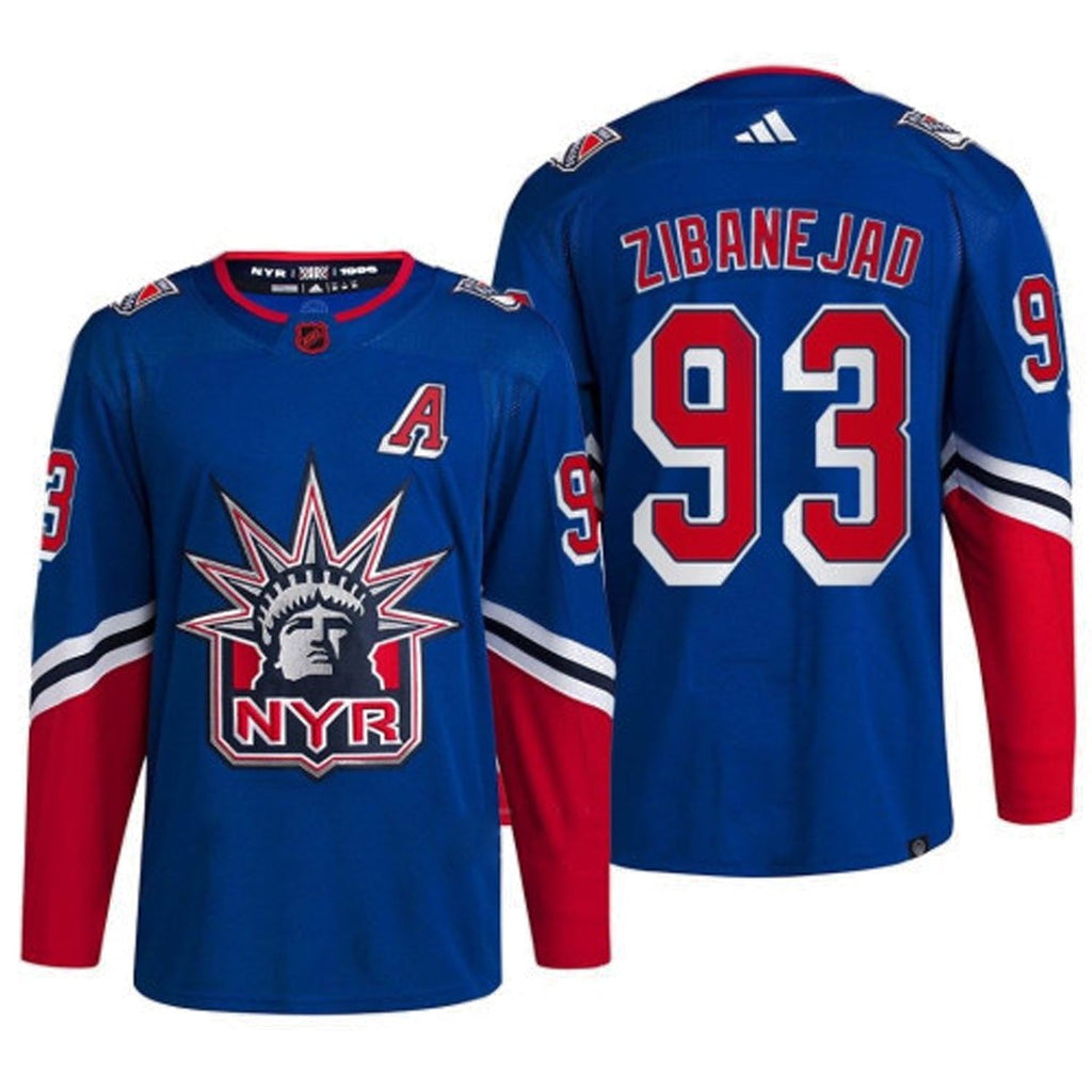 Mika Zibanejad New York Rangers 93 Jersey