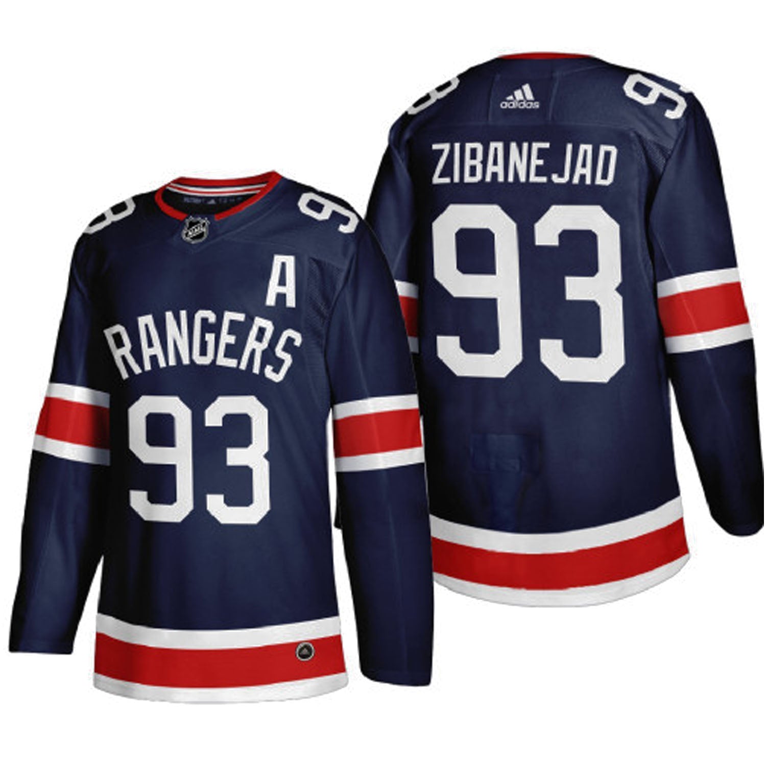 Mika Zibanejad New York Rangers 93 Jersey