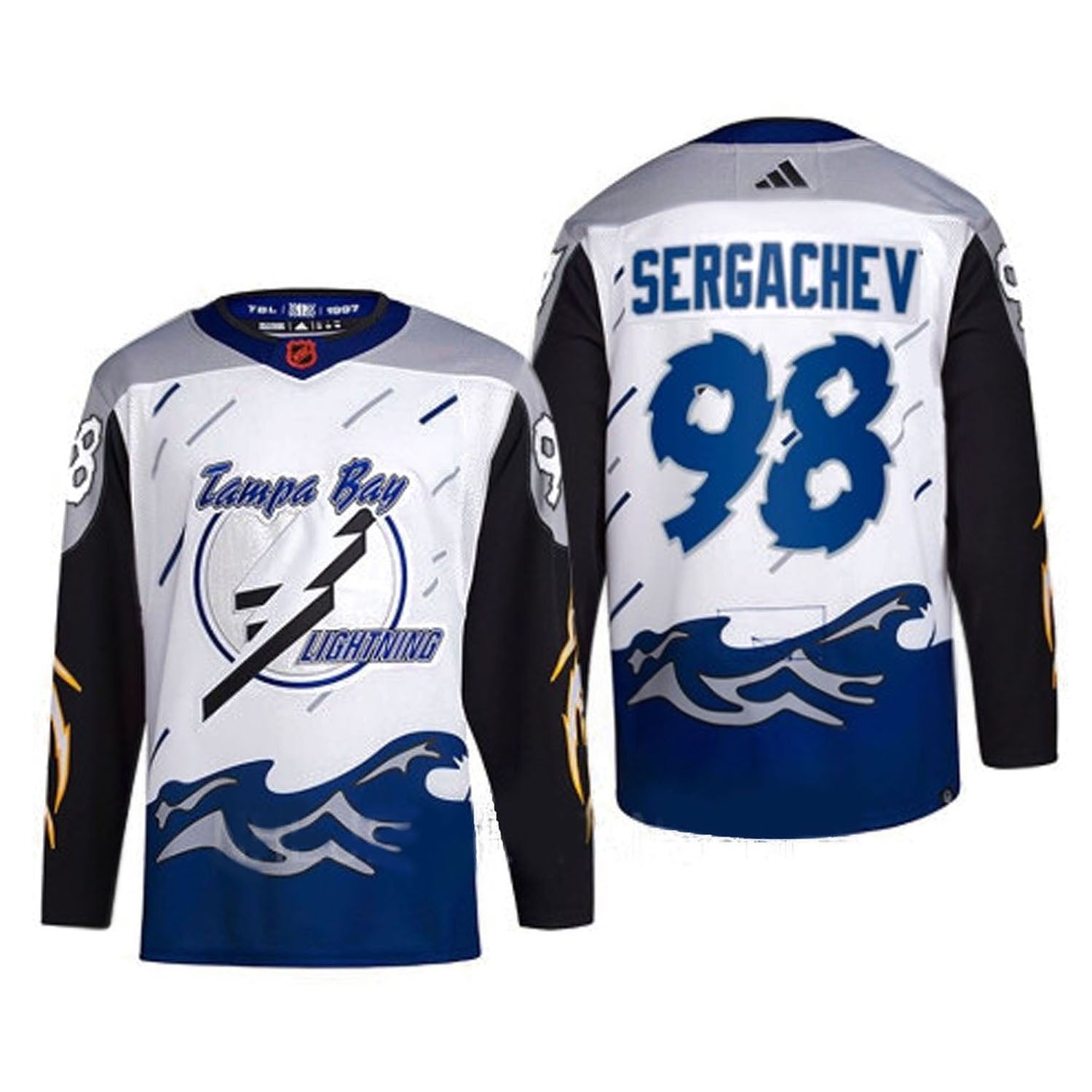 Mikhail Sergachev Tampa Bay Lightning 98 Jersey