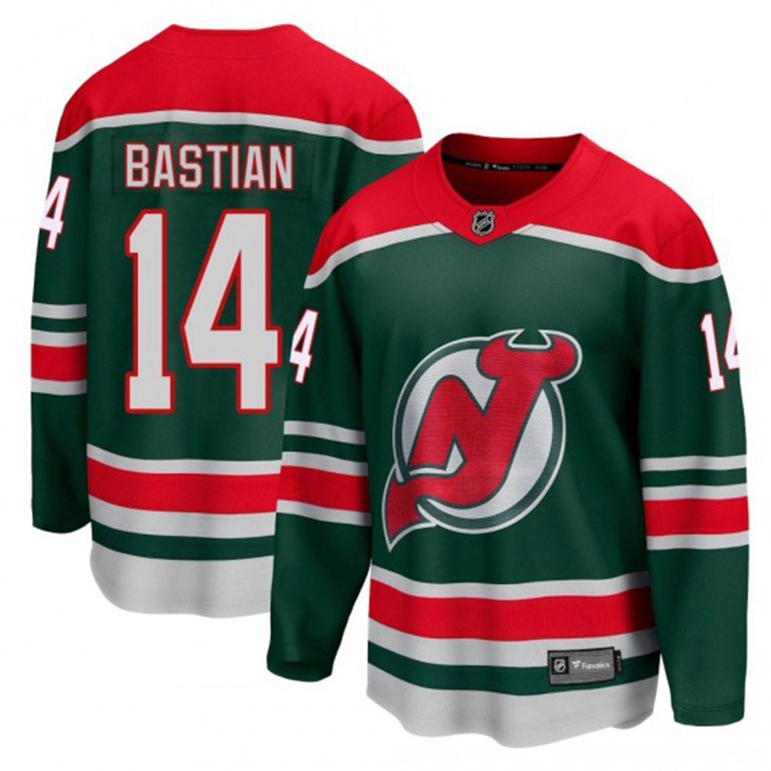 Nathan Bastian New Jersey Devils 42 Jersey