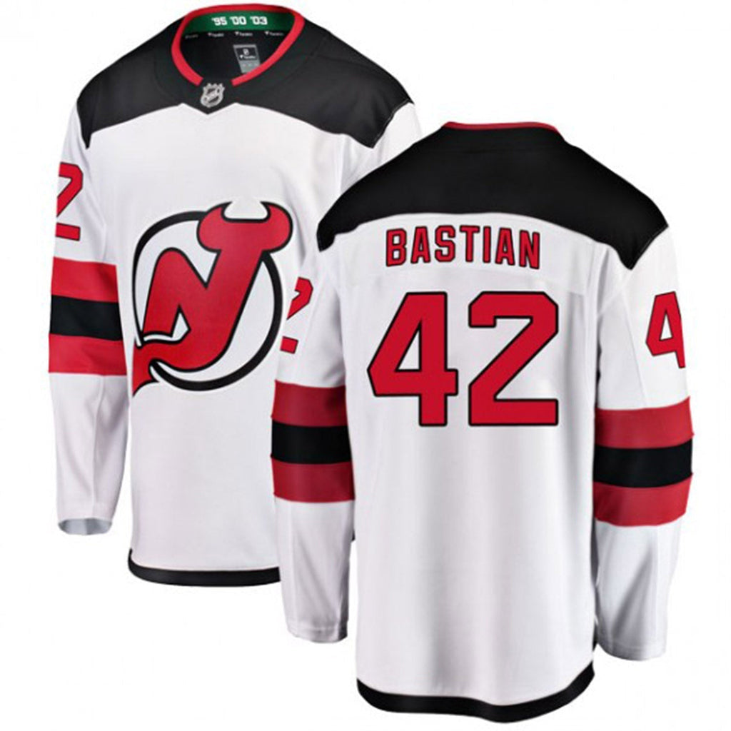 Nathan Bastian New Jersey Devils 42 Jersey