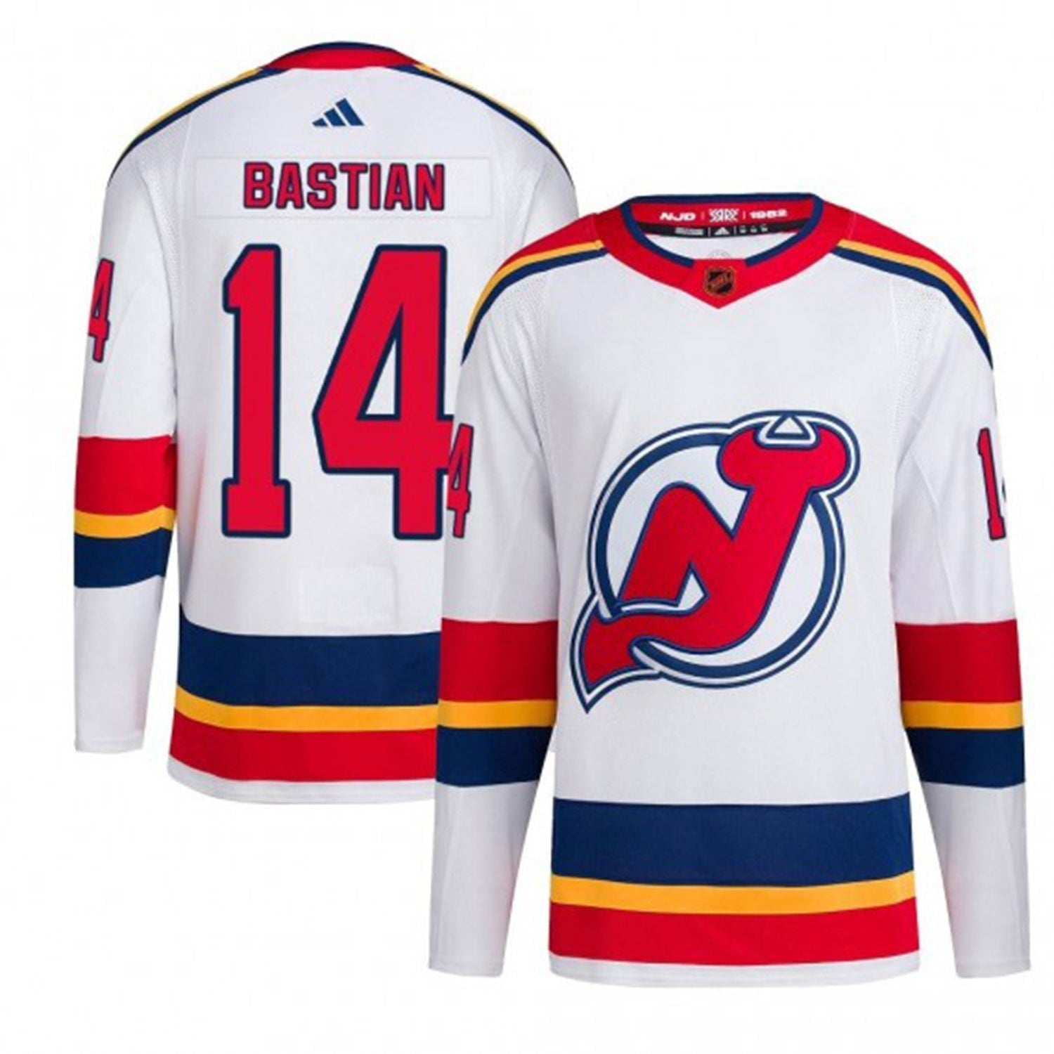 Nathan Bastian New Jersey Devils 42 Jersey