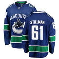 Riley Stillman Vancouver Canucks 61 Jersey