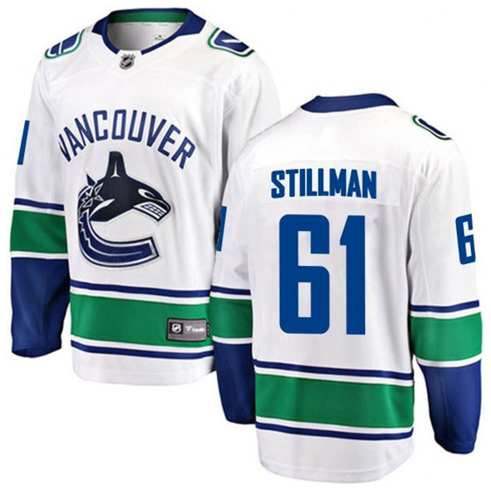 Riley Stillman Vancouver Canucks 61 Jersey