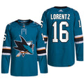 Steven Lorentz #16 San Jose Sharks 16 Jersey