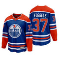 Warren Foegele Edmonton Oilers 37 Jersey