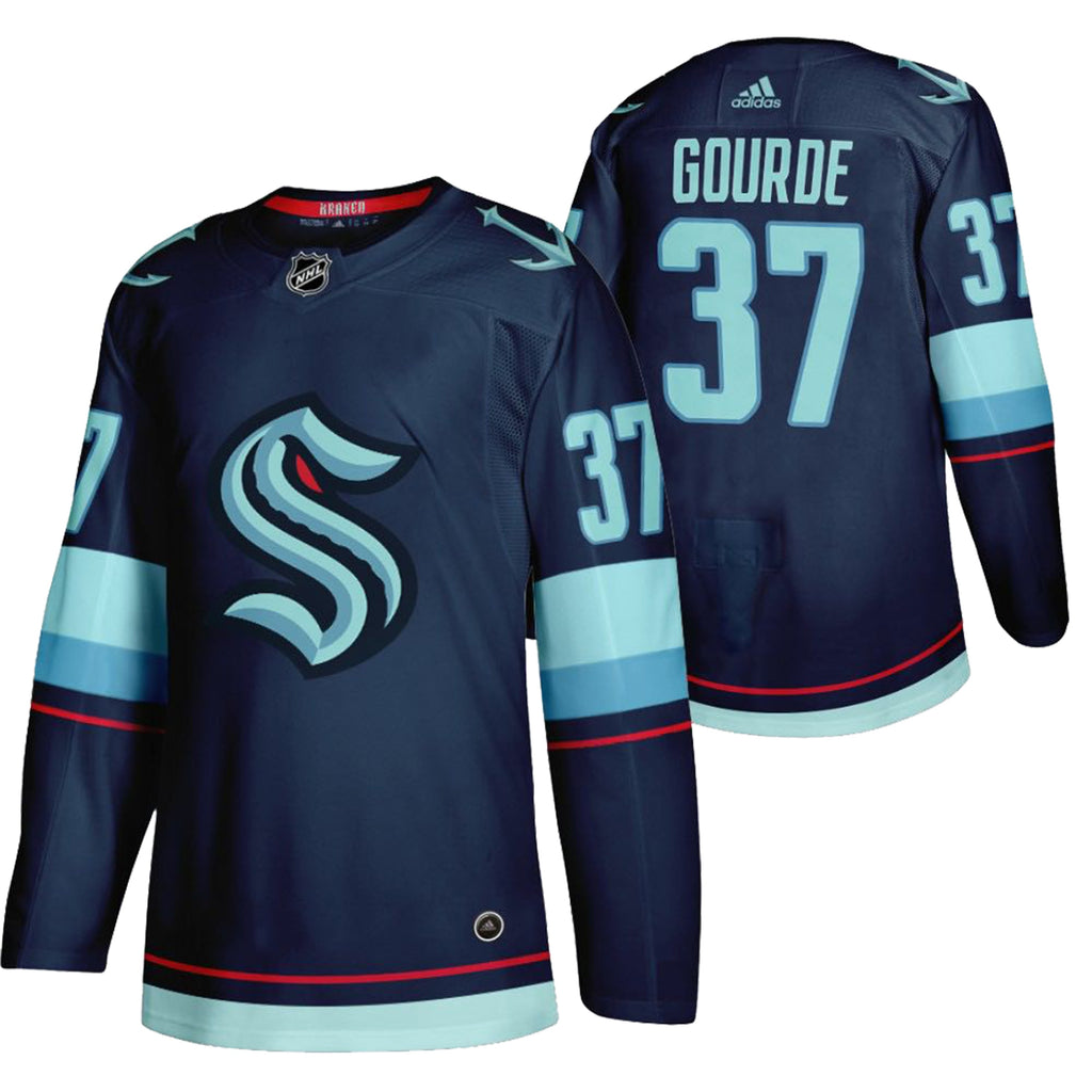 Yanni Gourde Seattle Kraken 37 Jersey