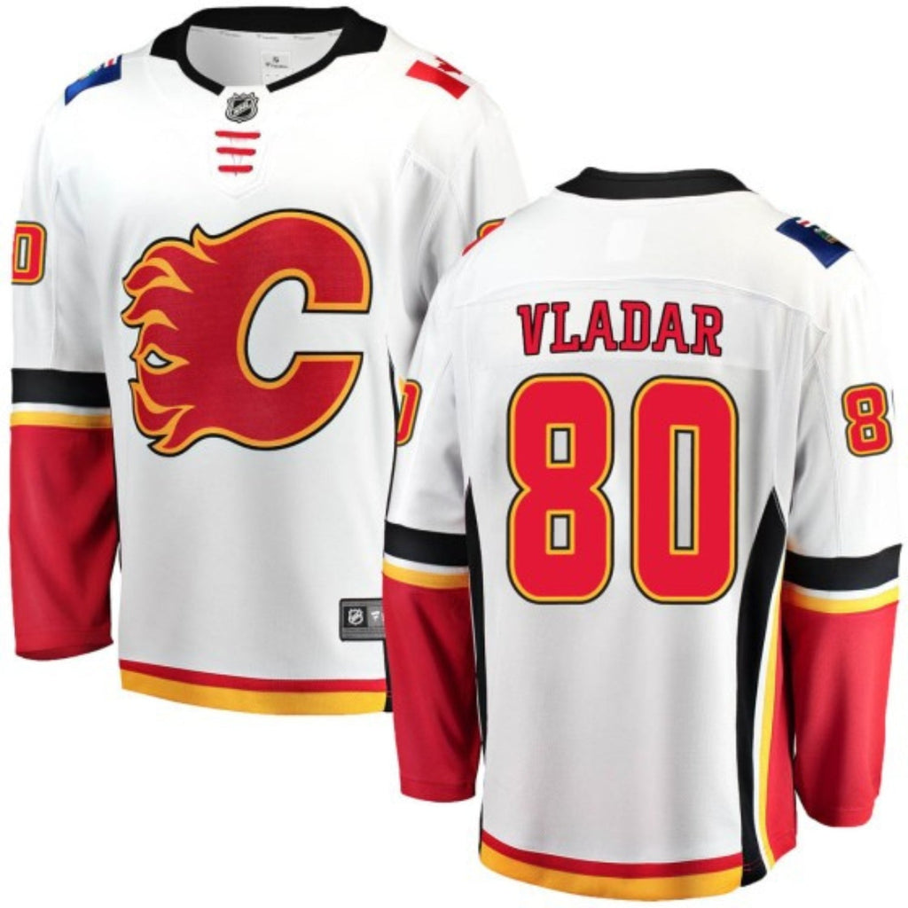 Dan Vladar Calgary Flames 80 Jersey
