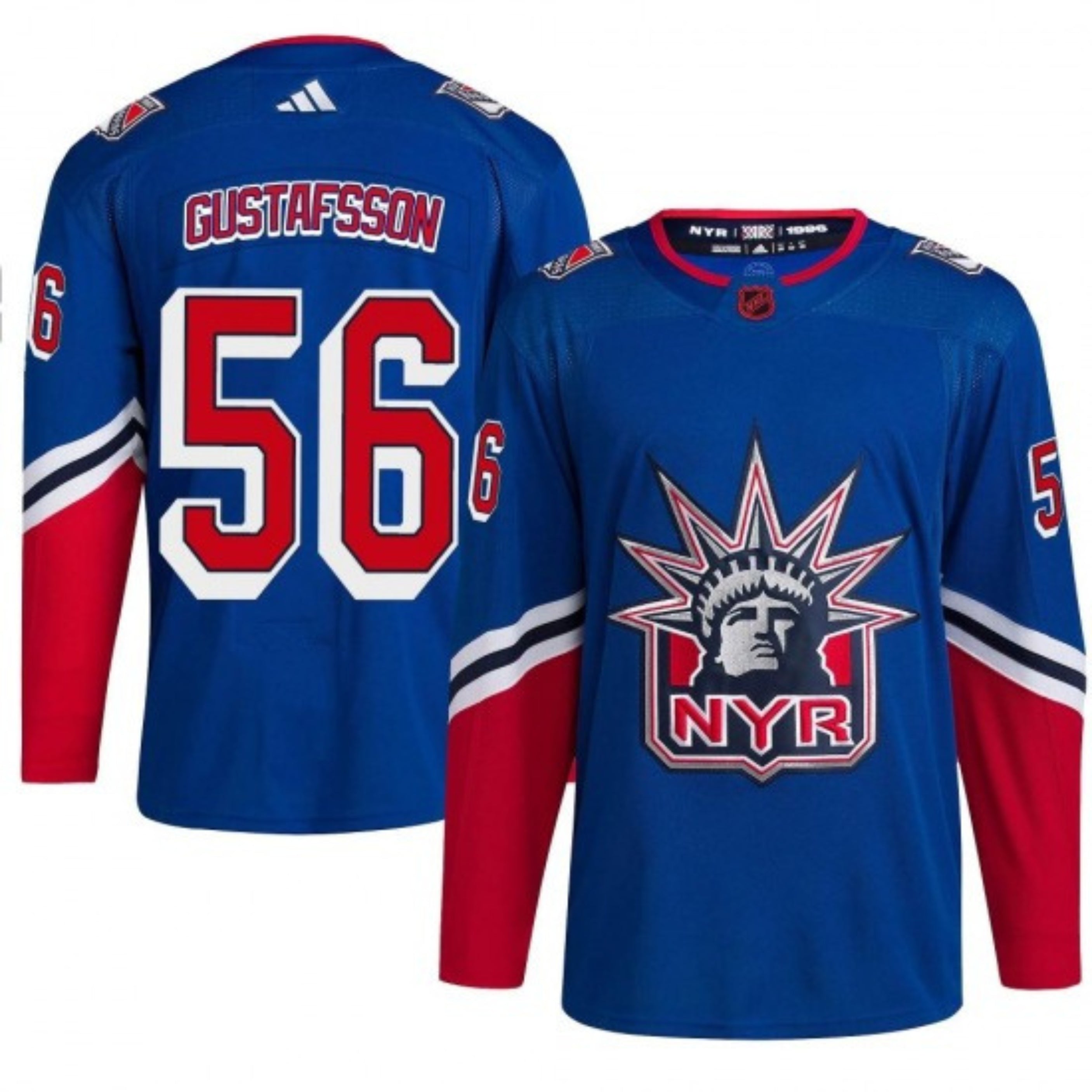 Erik Gustafsson New York Rangers 56 Jersey