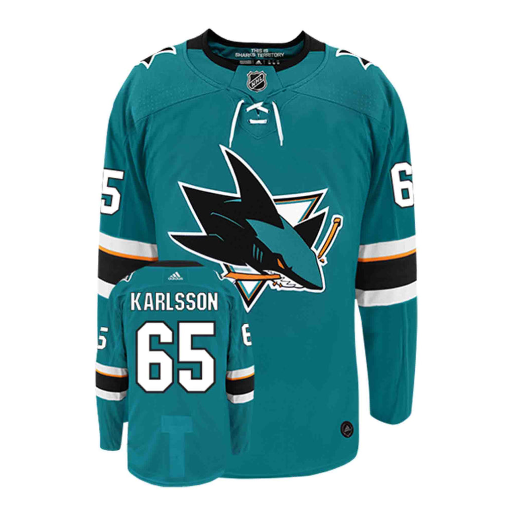 Erik Karlsson San Jose Sharks 65 Jersey